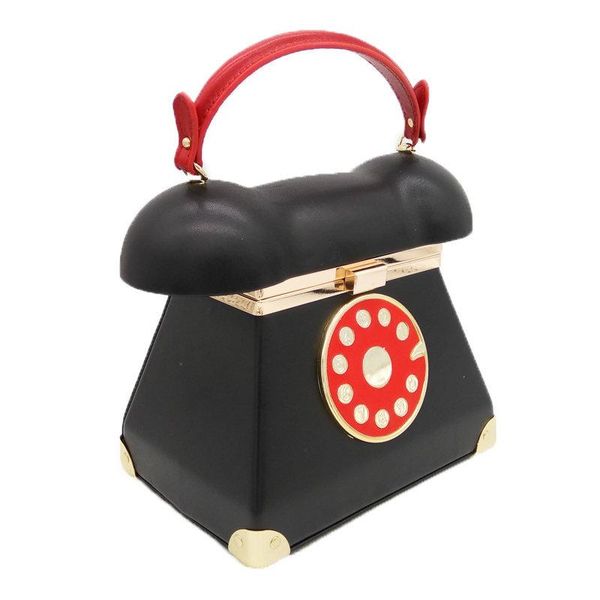 

evening bags style trendy phone model black color pu girl's cartoon retro purse shoulder bag tote crossbody women bolsa handbag flap