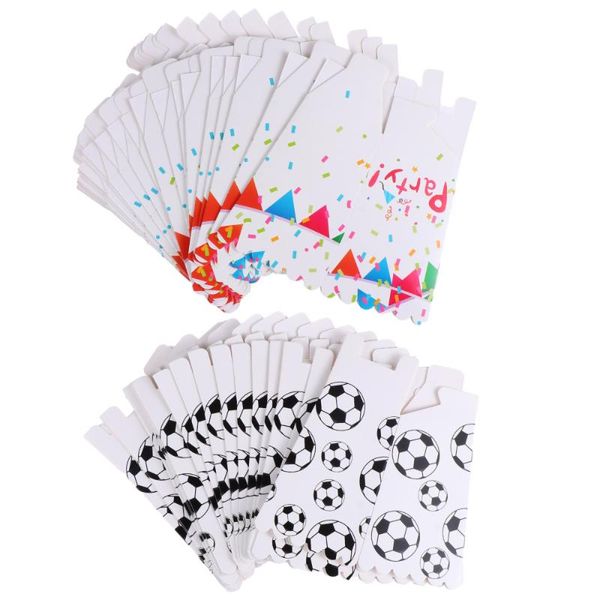 

gift wrap 48pcs football printing popcorn boxes creative holders party snack