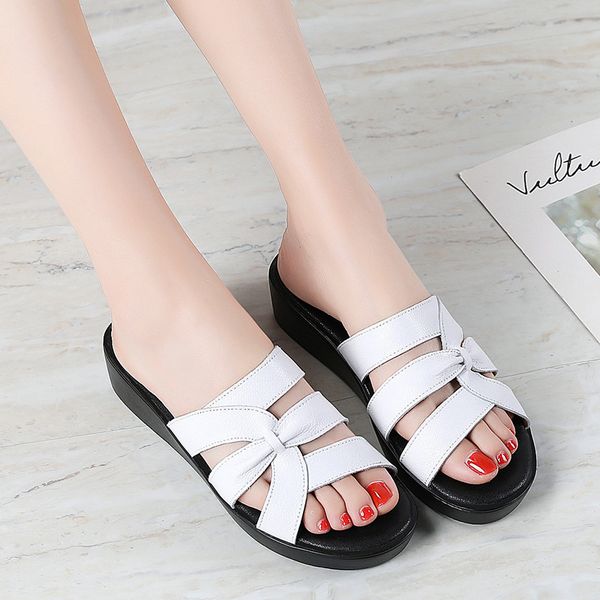 

70% off factory online women's shoes children's summer women's sandals leather 2021 new fashion, Black