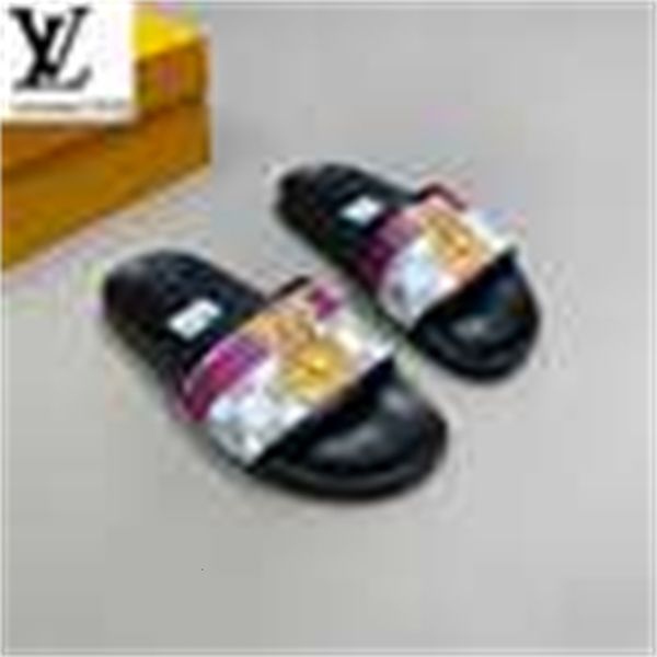 

slides 35-46 designer loafers luxury slippers women sneakers and sandals men sandals cy5a, Black
