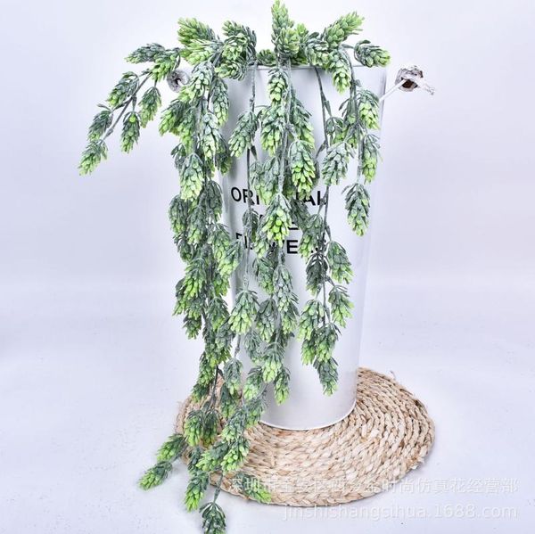 

nordic-style retro model wall hangers flower pineapple grass green vegetation flower arrangement material plant wall with wood v