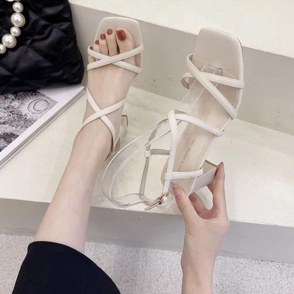 

sandals women gladiator high heels peep toe pumps summer shoes woman heel plus, Black