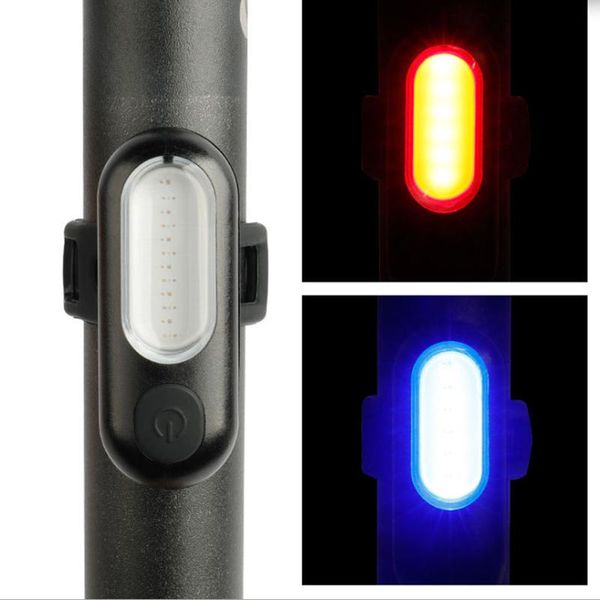 

cob bicycle lights usb rechargeable riding rear light waterproof safety warning lights cycling tail light mtb lamp