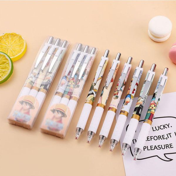 

gel pens 20 box/lot pirate pen set cute 0.5mm black ink press promotional gift for kids stationery school supplies