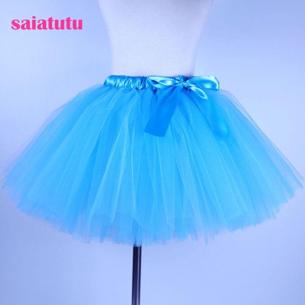 

skirts 2021 blue tulle toddler children baby costume ball gown party dance wedding short pettiskirt tutu girl kids skirt