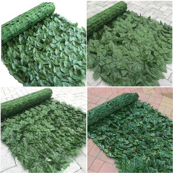 

artificial leaf privacy fence roll wall landscaping fence privacy screen outdoor garden backyard balcony