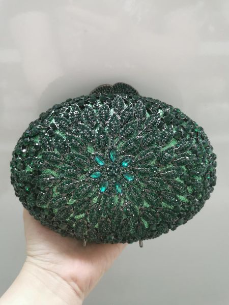 

evening bags xiyuan women wedding bridal blue/green color flower bag clutch floral diamond purses and handbags party dinner
