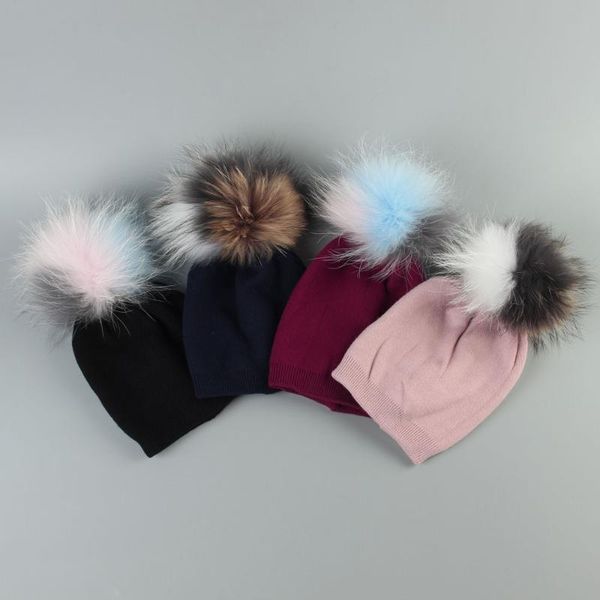 

beanie/skull caps boys girls soft solid color wool knitted winter warm beanie autumn fashion outdoor windproof hat for casual beanies, Blue;gray