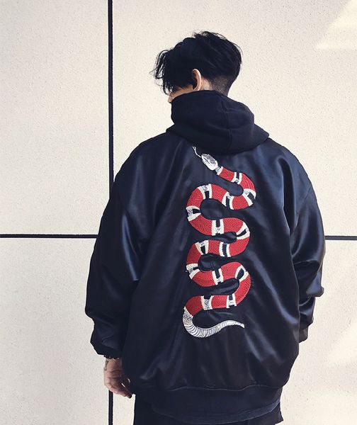 

fashion trend jacket autumn spring ma1 jacket bomber coat thin designer women men hip hop fashion streetwear us size xs-xl outerwear, Black;brown