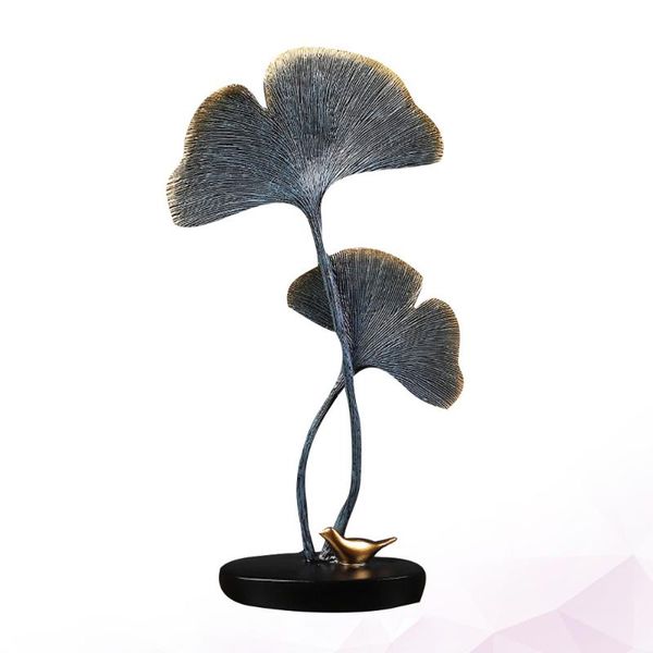 

resin ginkgo leaf ornament retro funny creative ginkgo leaf model ornament craft decoration for home store (a pattern, assorted
