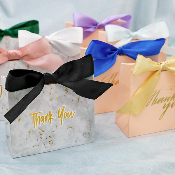 

gift wrap 5pcs bag box for packaging present party baby shower paper chocolate boxes mini candy pink grey marble wedding favours