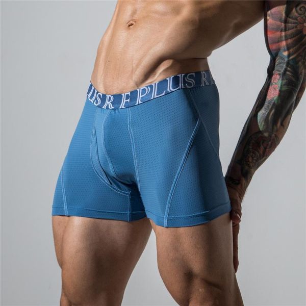 

underpants mens underwear boxer cotton shorts breathable mesh male panties solid hombre, Black;white