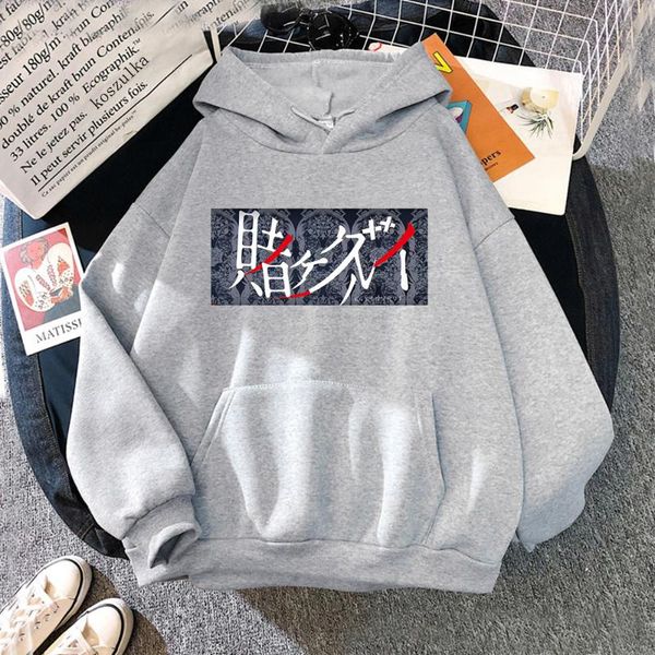 

women's hoodies & sweatshirts kakegurui hoodie women kawaii oversized yumeko jabami female funny fleece pullovers hoody clothes, Black