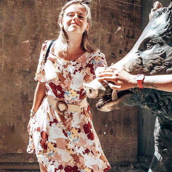 

2021 new mini floral print summer casual o neck short sleeve chic party elegant women vestidos fashion clothes od23, Black;gray