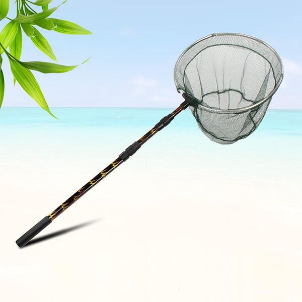 

fishing accessories net retractable landing aluminum alloy pole foldable brail sub sale