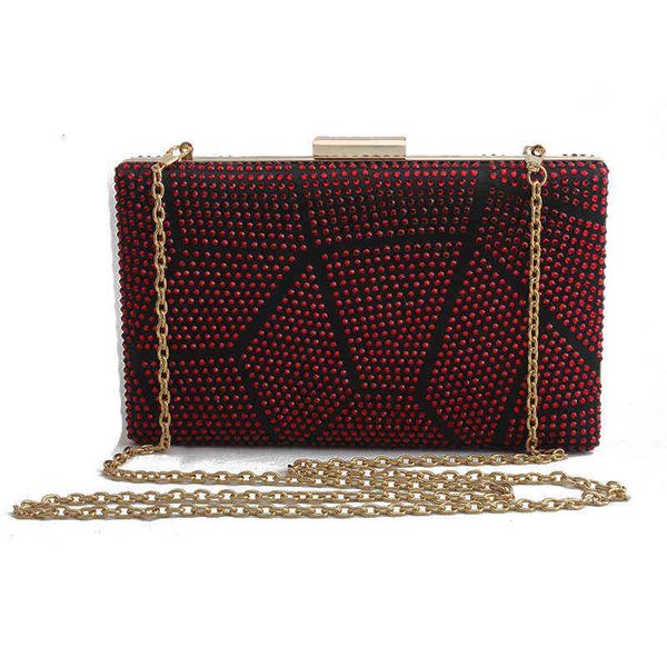 

bag ill chain small square bag dinner high grade banquet net red hand ess