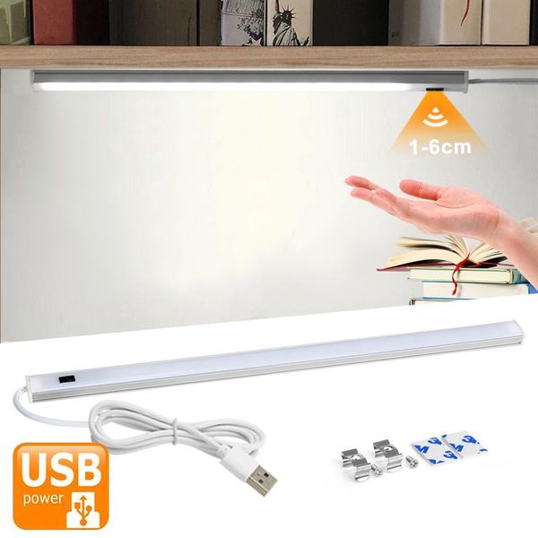 

5v usb desk lamp children study led strip hand sweep switch motion sensor table light led under cabinet kitchen lights light