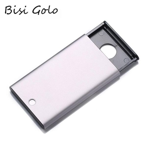 

wallets bycobecy 2021 wallet men and women rfid metal silver gray card holder creative aluminum alloy short, Red;black