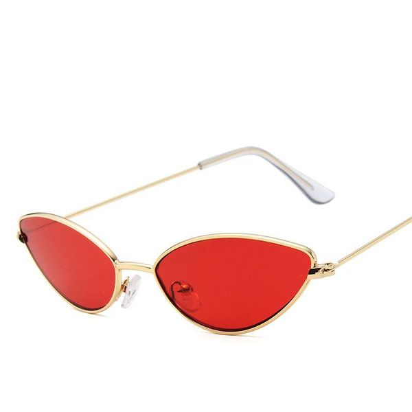 

eye sunglasses women metal frame fashion vintage gradient sun glasses for female uv400 shades cute ladies goggle, White;black
