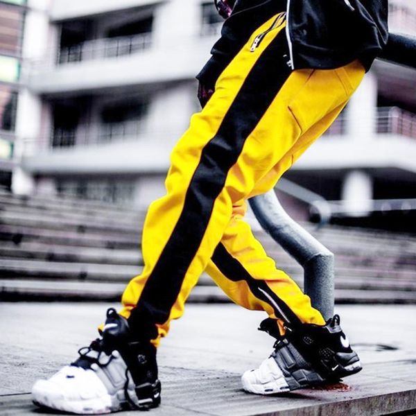 

men's pants mens joggers casual fitness men sportswear tracksuit bottoms skinny sweatpants trousers black gyms jogger track shj0