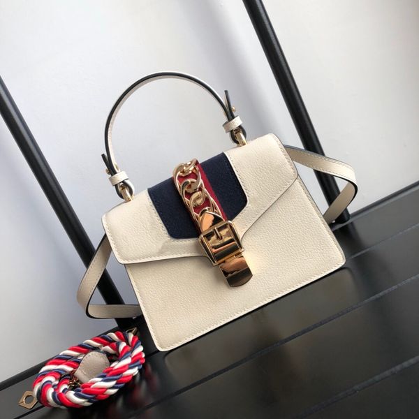 

exquisite workmanship crossbody bags sylvie colorful shoulder strap women small handbags golden hardware 470270
