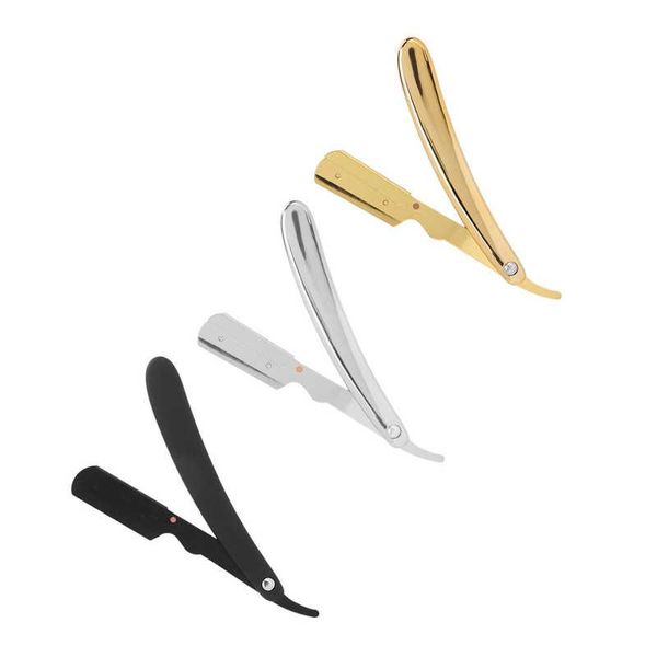 

electric nose & ear trimmers hair clipper shaver for men men's folding handle plated professional straight edge salon