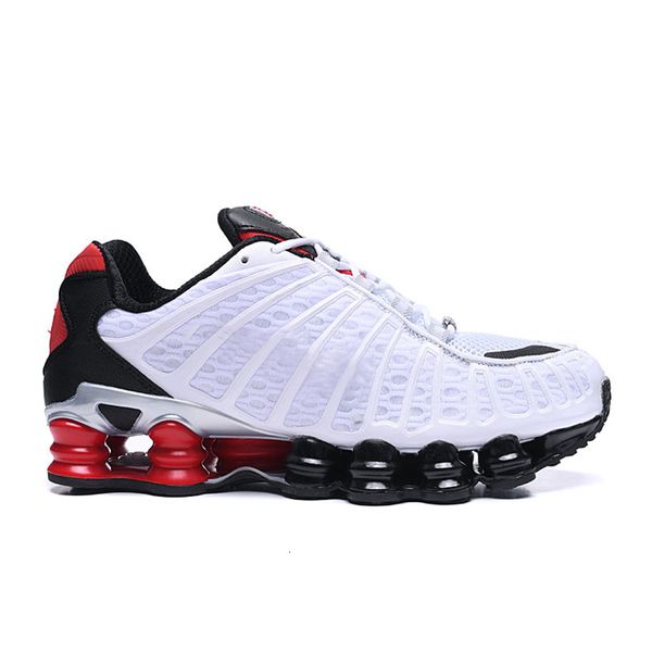 

shoes shox tl women runnning big size 12 white black red volt orange silver viotech sneakers