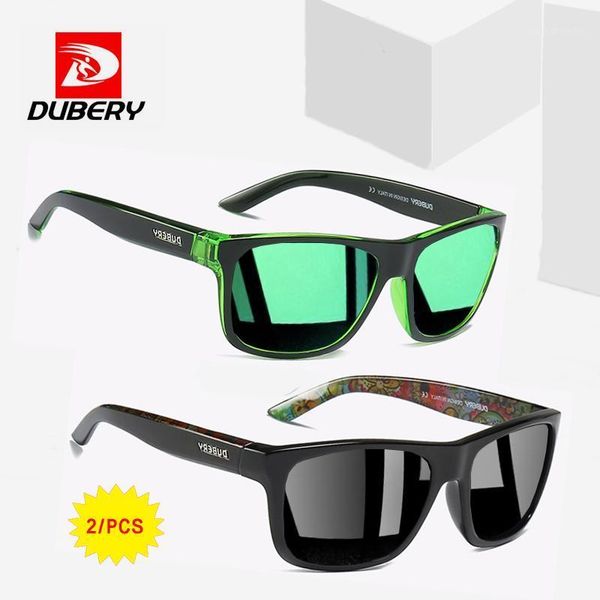 

sunglasses dubery fashion wrap square frame retro decorative polarized women men versatile pattern for adults, White;black