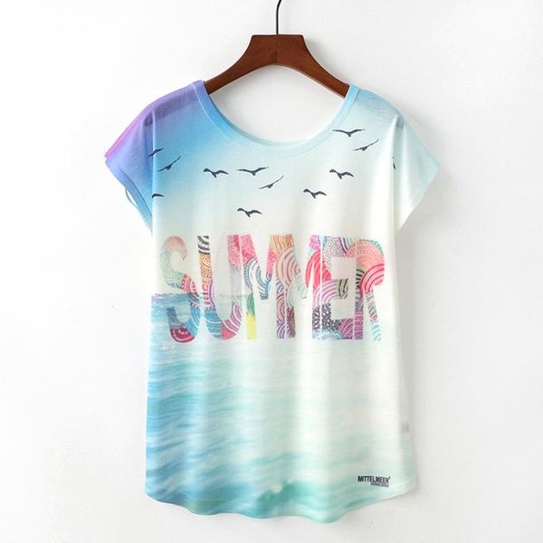 

women's t-shirt summer women t shirt novelty harajuku kawaii cute style letter print short sleeve size woman tshirt top, White