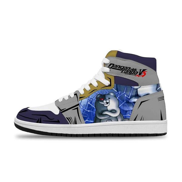 

2021 japanese anime danganronpa diy customized sports non-slip leisure shoes for teenagers fashion sneakersz9tr