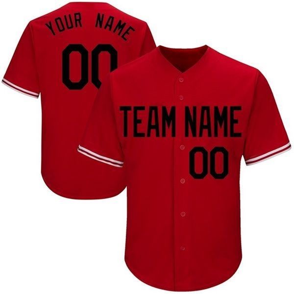 

GoodCustom Red Minnesota Style Baseball stitched Jersey Any name number mens women Youth jerseys Personality 01, As pics