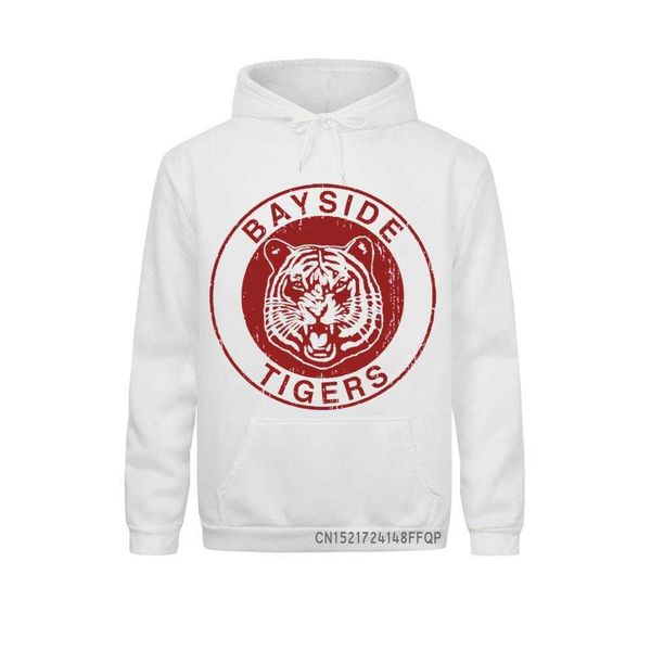 

bayside tigers men's hoodie, simple winter clothes, Black