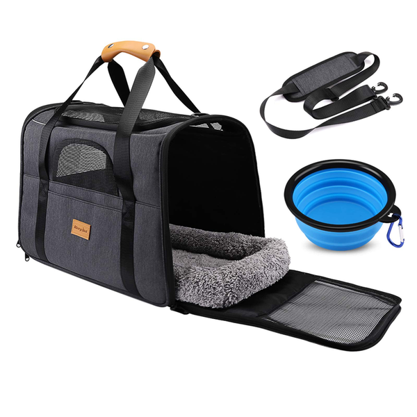 

dog car seat covers pet carrier bag portable cat open removable mat breathable foldable transport shoulder strap kitten backpack a