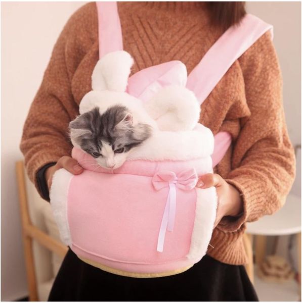 

cat carriers,crates & houses warm pet carrier bag for cats small dog backpack winter cage puppy outdoor travel hanging chest bags acc