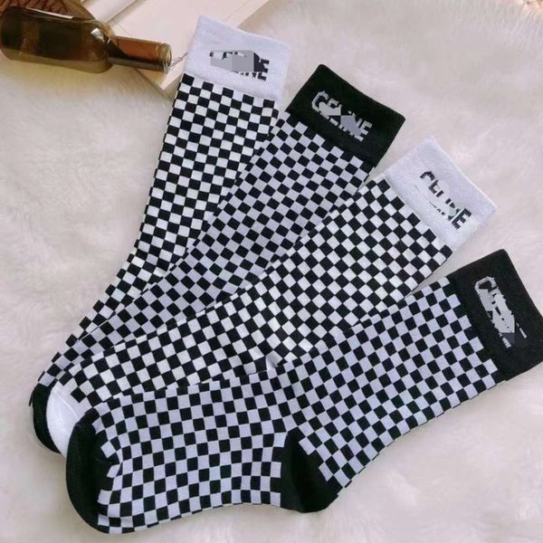 

socks, ladies cotton, black white socks.