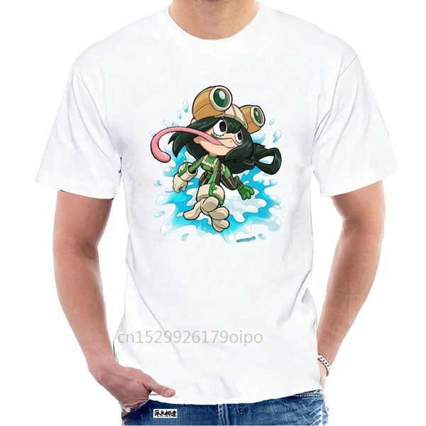 

women's t-shirt men short sleeve tshirt rainy season hero froppy asui tsuyu t shirt women @120610, White