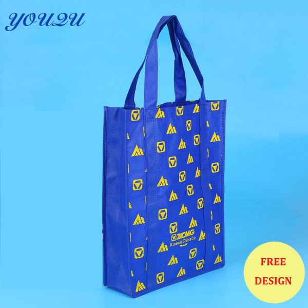 

shopping bags advertisement bag promotional gift with non woven material priting own