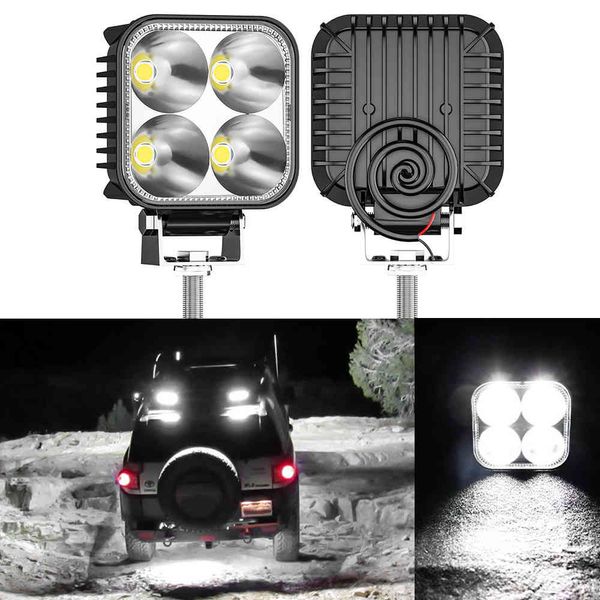 Carro LED Bar Worklight 7070 Offroad Work Light 12 V Nevoeiro Lâmpada 4x4 Trator Farol Lâmpadas Bulbos Spotlight para Caminhão ATV Aut Car