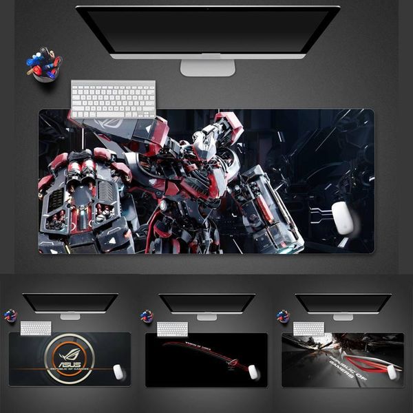 

mouse pads & wrist rests asus rog dedales gamer speed mice retail small rubber mousepad desk large mat pad x xl non-slip lapcushion