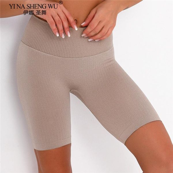 

sports shorts woman tights women yoga shorts for fitness cycling women workout gym leggings stripe quick dry sportswear, White;red