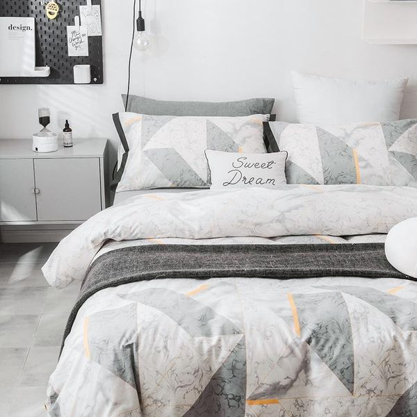 

bedding sets nordic cotton set simple comfortablepillowcase double four seasons juego de cama home textile df50sjt