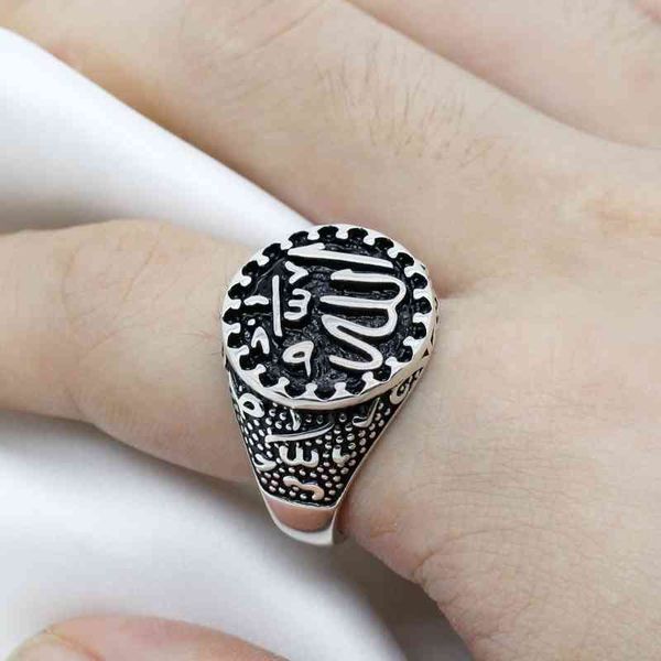 925 Sterling Silver Men Ring Senhoras Altas Jóias