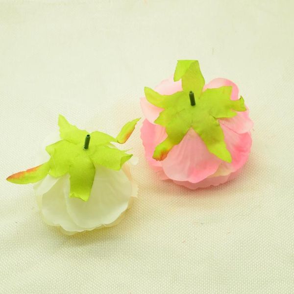 

5pcs silk roses artificial flowers for home wedding decor accessories christmas wreath diy valentine's day gifts fake qylids