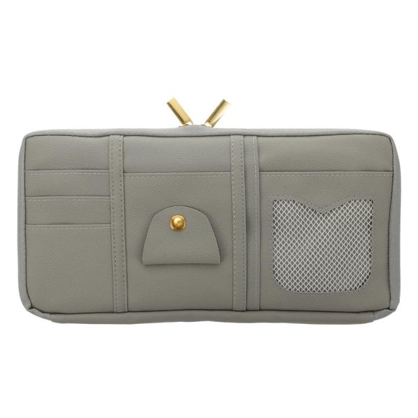 

storage bags 1pc simple car sun visor certificate bag vehicle pouch