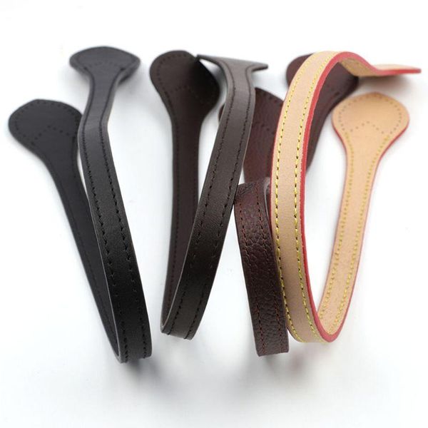 

bag parts & accessories pu leather handle strap replacement for handmade beach bucket handbag, Black