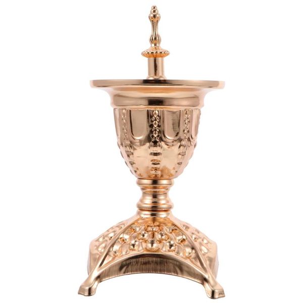 

fragrance lamps 1 pc candle accessory exquisite bracket beautiful cup (golden)
