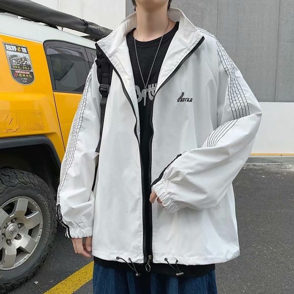 

2021 new autumn and winter fashion korean jacket men's casual loose youth student coat, Black;brown
