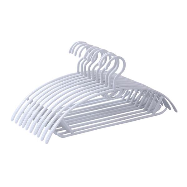 

hangers & racks 10 pcs wardrobe non-slip ivory suit clothes coats hanger organizer