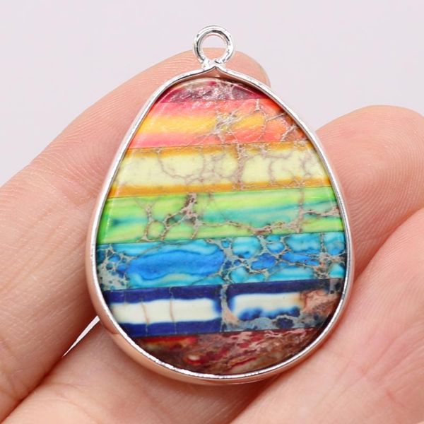 

charms product natural stone pendant emperor fat water drop exquisite fashion for making diy necklace accessories, Bronze;silver