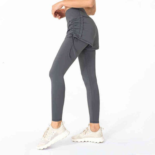 

women's pants capris autumn and winter vacation two-piece yoga large fitns pant's quick drying high waist hip lifting tight runnin, Black;white